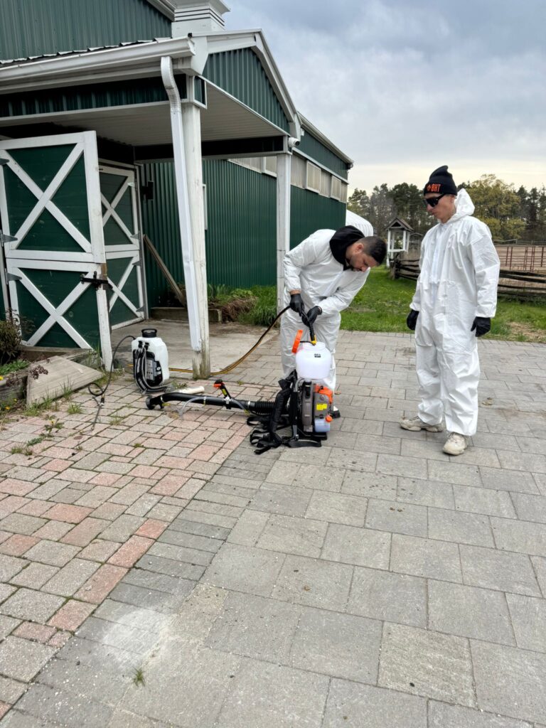 Professional Mosquito Control Setup